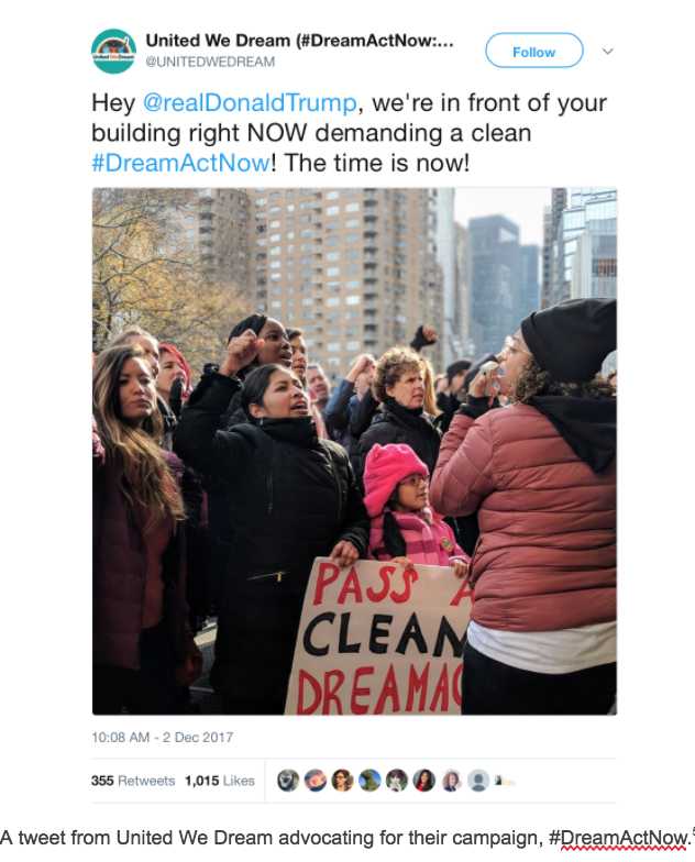 Protests against Trump for Dreamers
