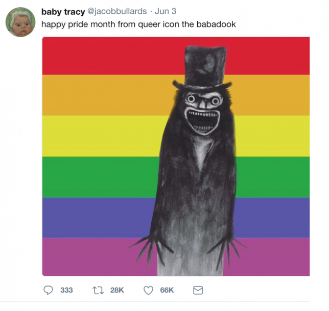 #LGBTQRights Babadook Gay Icon
